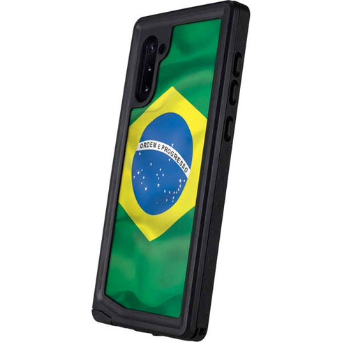 Brazil Flag Galaxy Note 10 Waterproof Case