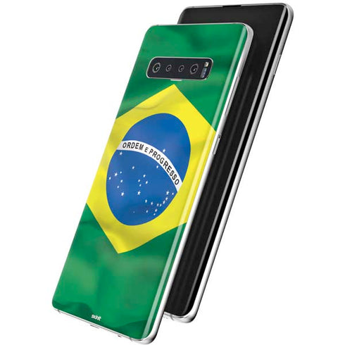 Brazil Flag Galaxy S10 Plus Skin
