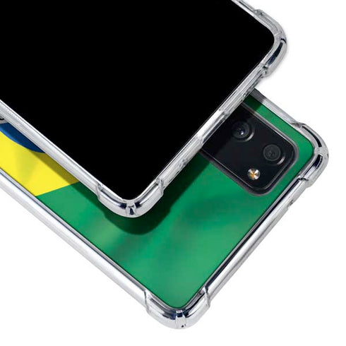 Brazil Flag Galaxy S20 FE Clear Case