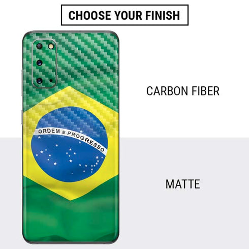 Brazil Flag Galaxy S20 Skin