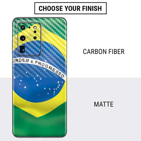 Brazil Flag Galaxy S20 Ultra 5G Skin