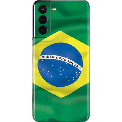Brazil Flag Galaxy S21 5G Skin