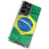 Brazil Flag Galaxy S21 Ultra 5G Clear Case
