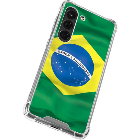Brazil Flag Galaxy S23 Clear Case