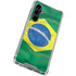 Brazil Flag Galaxy S23 FE Clear Case