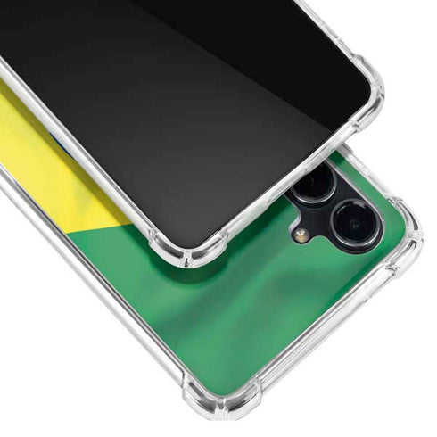 Brazil Flag Galaxy S23 FE Clear Case