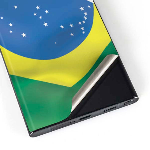 Brazil Flag Galaxy S23 Ultra Skin