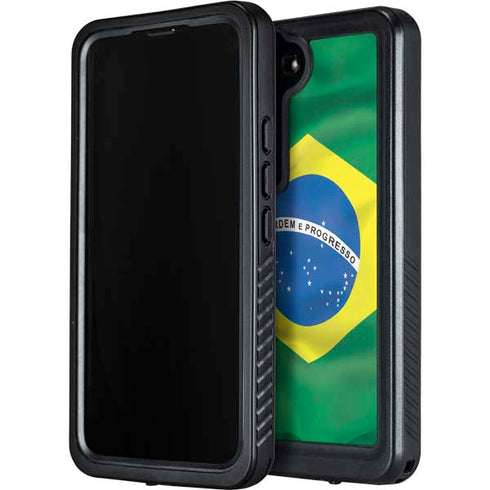 Brazil Flag Galaxy S23 Waterproof Case