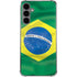 Brazil Flag Galaxy S24 Plus Clear Case