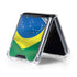 Brazil Flag Galaxy Z Flip5 5G Clear Case