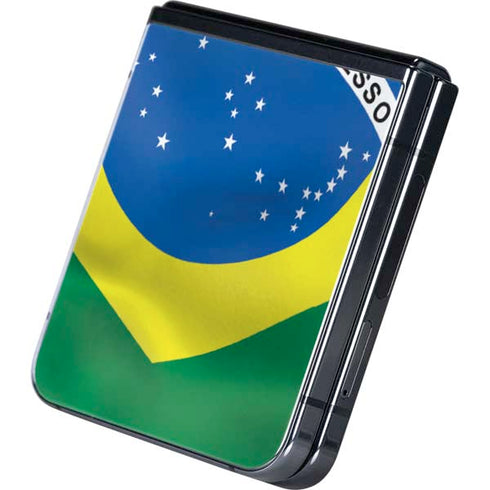 Brazil Flag Galaxy Z Flip5 5G Skin