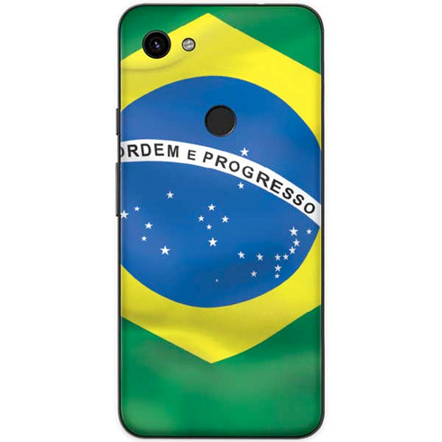 Brazil Flag Google Pixel 3a XL Skin