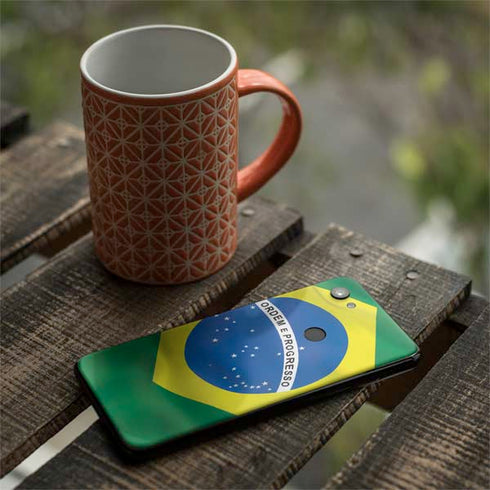 Brazil Flag Google Pixel 3a XL Skin