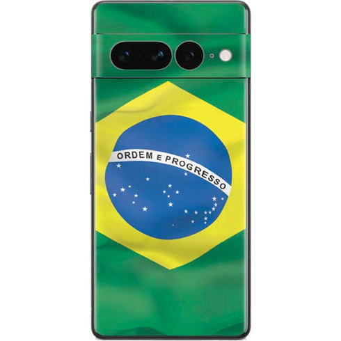 Brazil Flag Google Pixel 7 Pro Skin