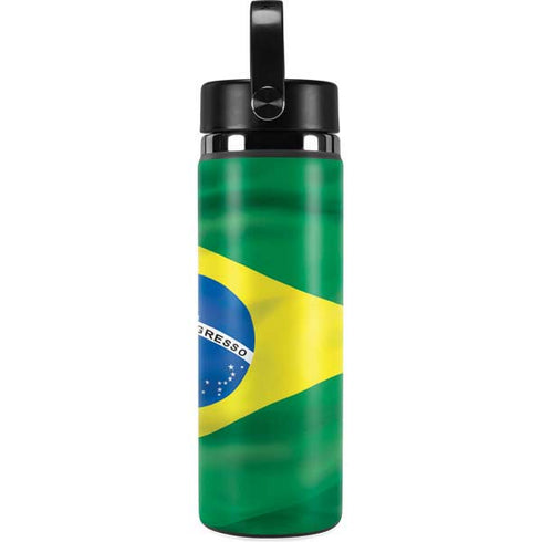 Brazil Flag Hydro Flask 20oz Wide Mouth Skin