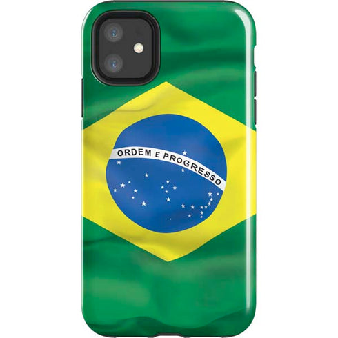 Brazil Flag iPhone 11 Impact Case