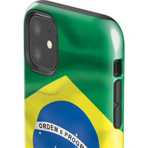 Brazil Flag iPhone 11 Impact Case