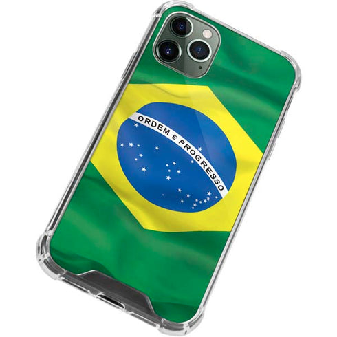 Brazil Flag iPhone 11 Pro Max Clear Case