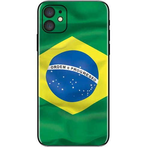 Brazil Flag iPhone 11 Skin