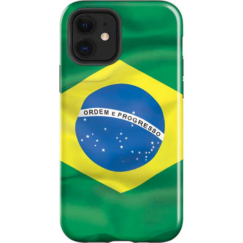 Brazil Flag iPhone 12 Impact Case