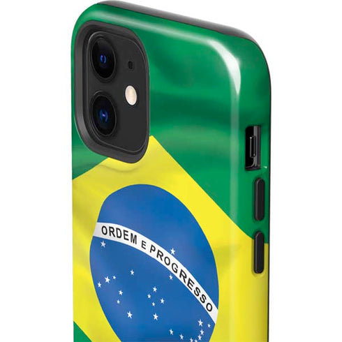 Brazil Flag iPhone 12 Impact Case