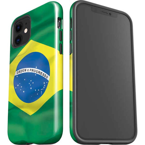 Brazil Flag iPhone 12 Impact Case