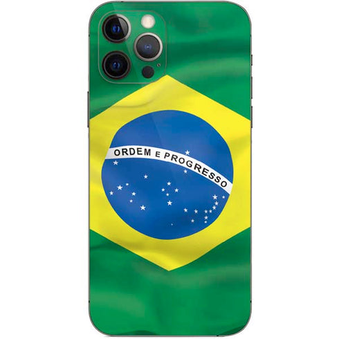 Brazil Flag iPhone 12 Pro Skin
