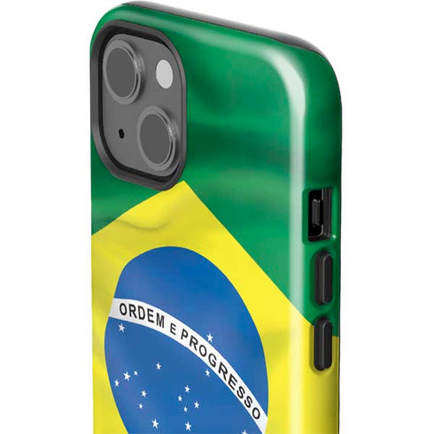 Brazil Flag iPhone 15 Impact Case