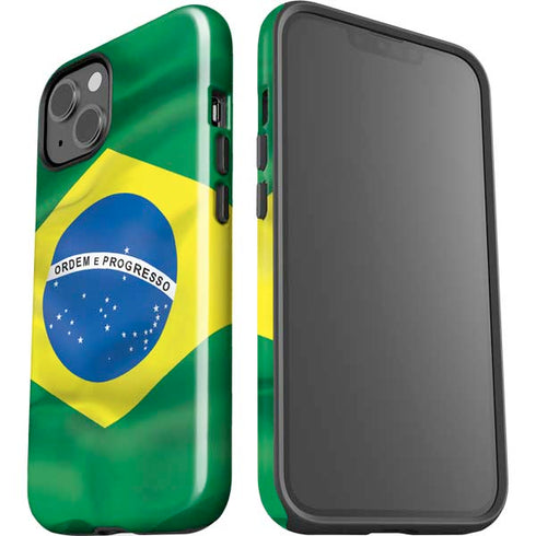 Brazil Flag iPhone 14 Impact Case