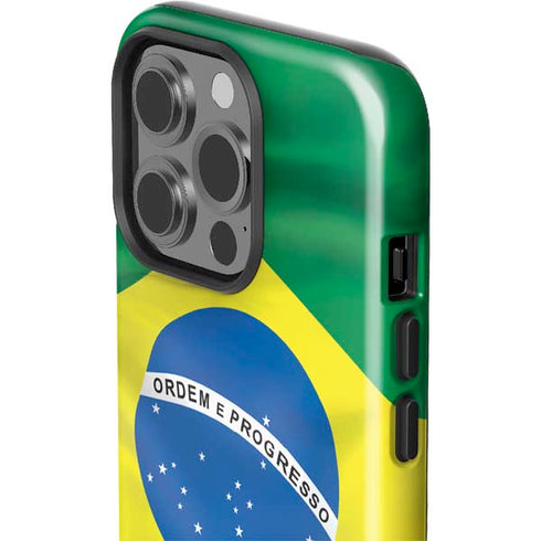 Brazil Flag iPhone 14 Pro Impact Case