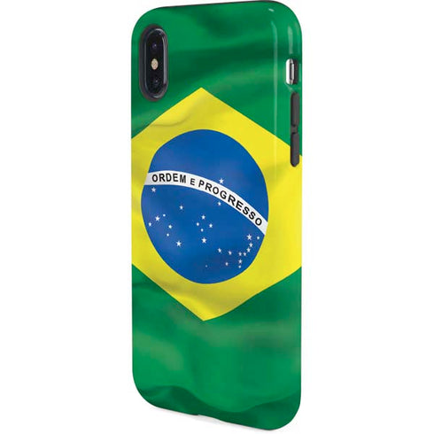 Brazil Flag iPhone X Pro Case