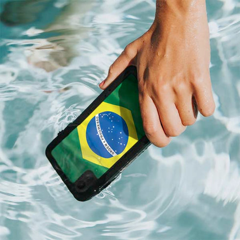 Brazil Flag iPhone XR Waterproof Case