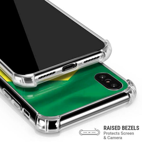 Brazil Flag iPhone XS Max Clear Case