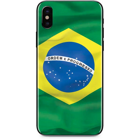 Brazil Flag iPhone XS Skin