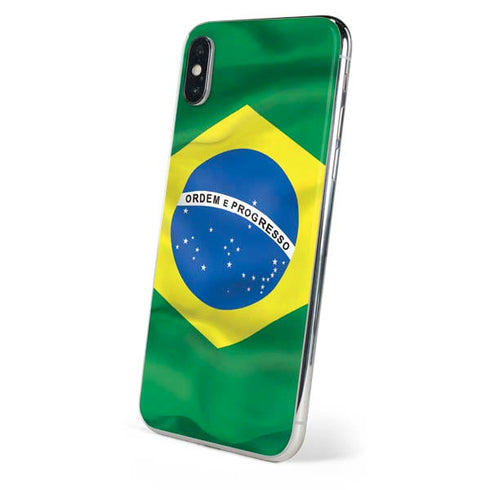 Brazil Flag iPhone XS Skin