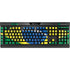 Brazil Flag K95 RGB PLATINUM Mechanical Gaming Keyboard Skin