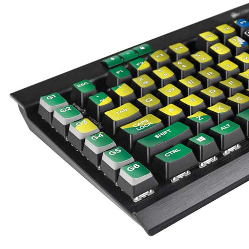 Brazil Flag K95 RGB PLATINUM Mechanical Gaming Keyboard Skin