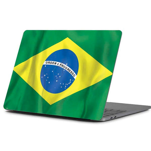 Brazil Flag Apple MacBook Pro 13-inch Skin