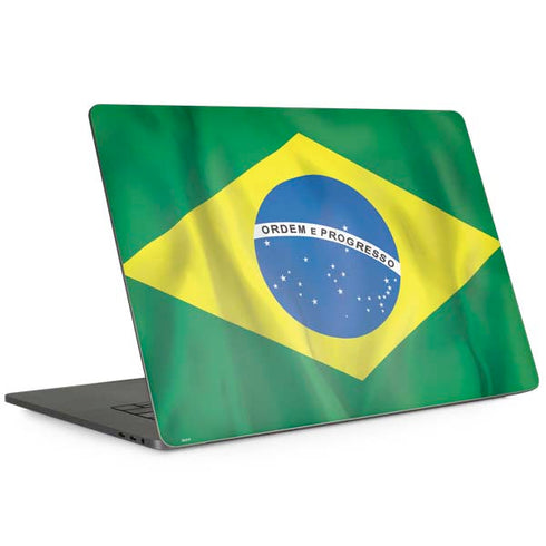 Brazil Flag Apple MacBook Pro 15-inch Skin