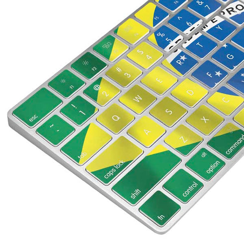 Brazil Flag Magic Keyboard Skin