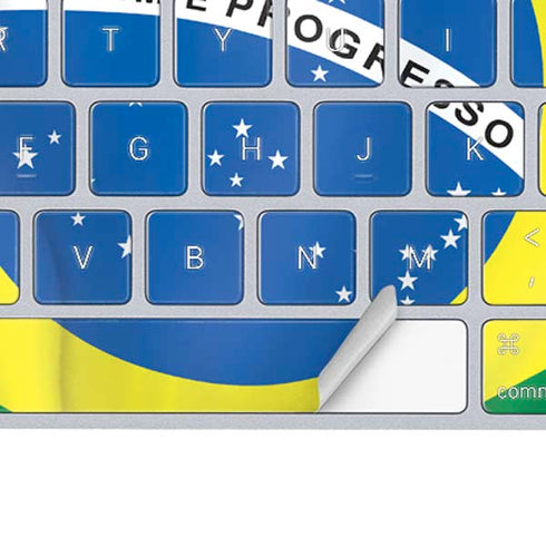 Brazil Flag Magic Keyboard Skin