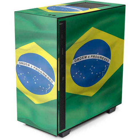 Brazil Flag NZXT H510 Compact ATX Mid-Tower Case Skin