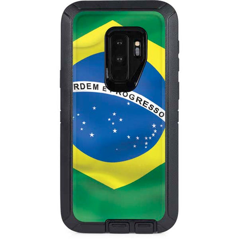 Brazil Flag Otterbox Defender Galaxy Skin