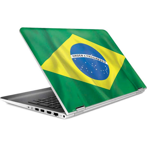 Brazil Flag HP Pavilion Skin