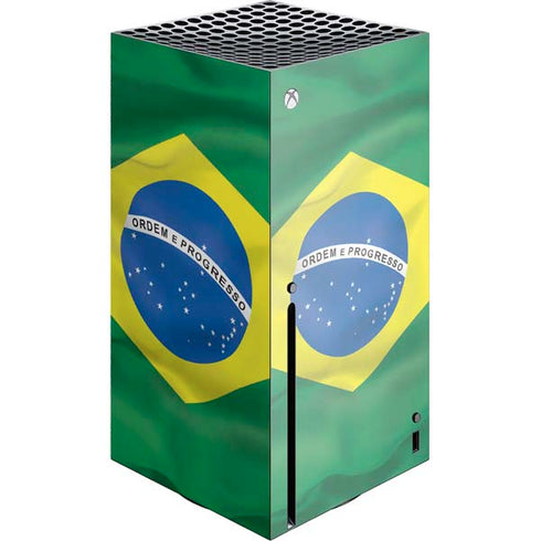 Brazil Flag Xbox Series X Console Skin