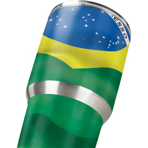 Brazil Flag Yeti 30oz Rambler Tumbler Skin