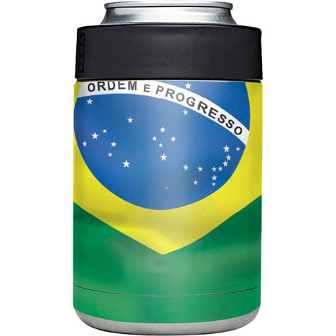 Brazil Flag Yeti Colster Can Insulator Skin
