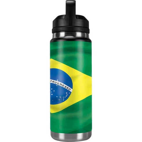 Brazil Flag YETI Rambler 26oz Bottle Skin