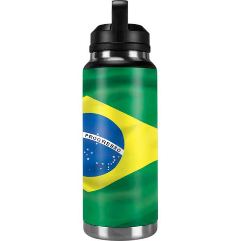 Brazil Flag YETI Rambler 36oz Bottle Skin