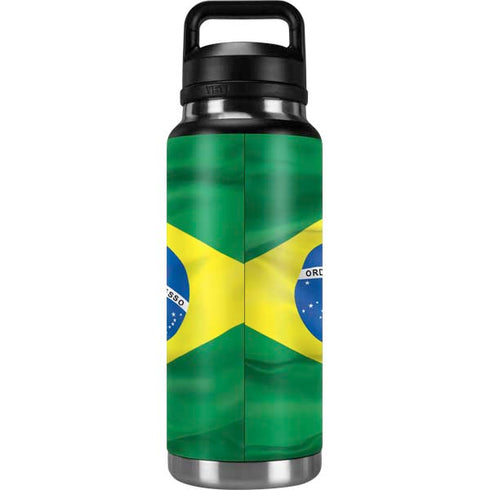 Brazil Flag YETI Rambler 36oz Bottle Skin